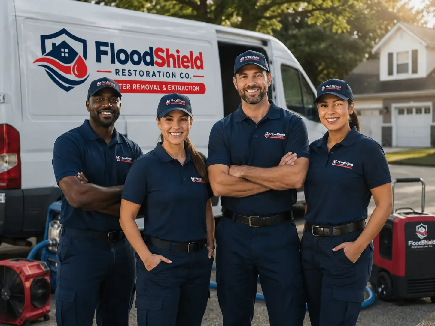 Flood Damage Restoration company in Rockville, NE